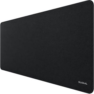 Tapis de souris XXL 90 x 40 cm noir pour bureau et gaming