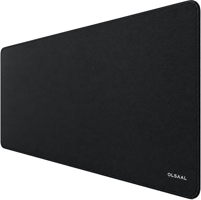 Tapis de souris XXL 90 x 40 cm noir pour bureau et gaming