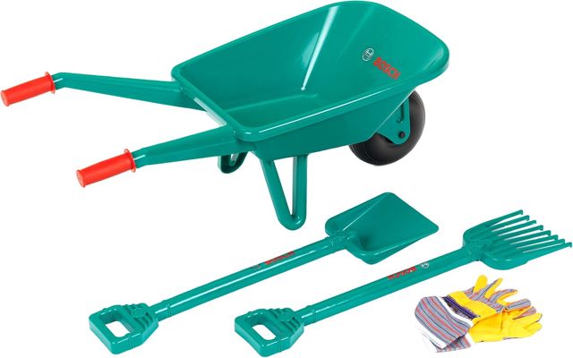 Theo Klein Bosch Kit de Jardinage avec brouette - Jouet de rôle - dès 3 an