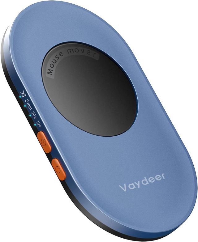 VAYDEER Air 3 Mouse Jiggler ultrafin avec minuterie, Bleu