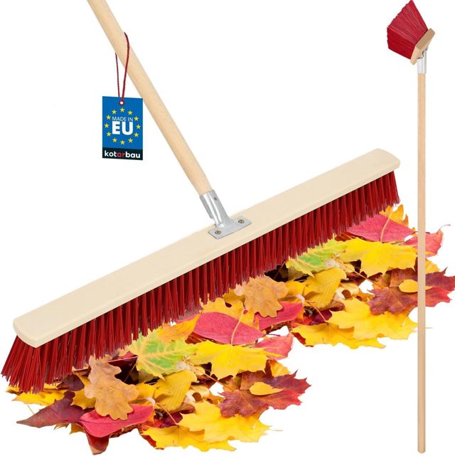 KOTARBAU® Balai Brosse 40 cm, Balai Exterieur Terrasse, avec Manche