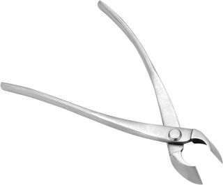 QWORK® Cutter concave INOX - 21 cm - Pince Bonsai pour Branches fourchues bonsaï