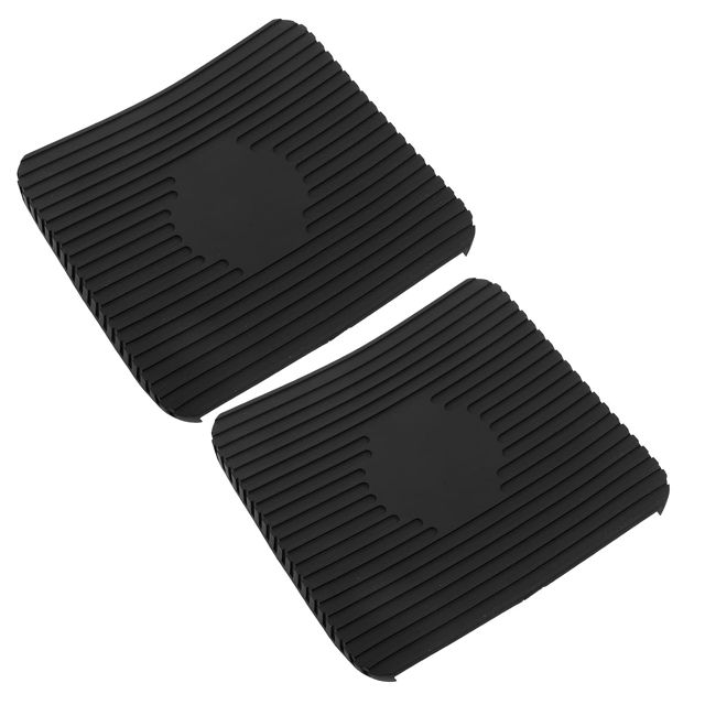 Noir Tapis en Silicone pour Balance Cuisine 2 Pièces
