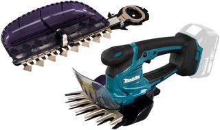 Makita DUM604RFX1 Cisaille à Gazon sans Fil 18 V/3,0 Ah 1 Batterie + Chargeur avec rallonge de poignée avec Rouleau