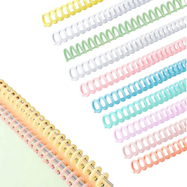 20 Peignes De Reliure, Pas D’Anneaux 10 mm Et Diamètre Intérieur 12 mm, Reliure À 30 Anneaux pour Documents, Carnets, Présentations Et Dossiers Scolaires
