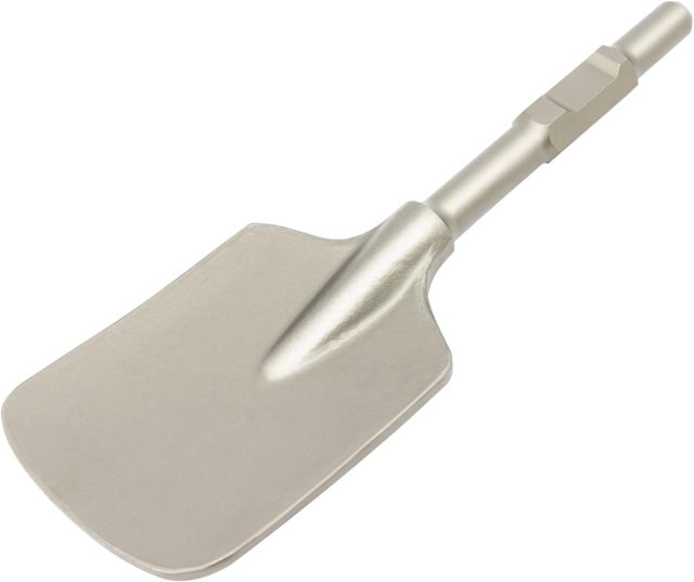Burin Marteau Piqueur, Ciseau à Pelle Hexagonale, Burin Plat, Acier Chrome