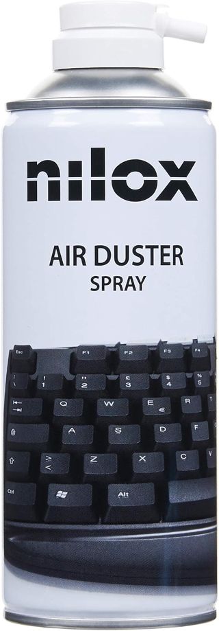 Nilox pulvérisateur d'air comprimé pour nettoyer les ordinateurs, les claviers et les accessoires