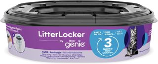 Litter Genie - 1 Recharge XL 3 Mois Octo - Compatible LitterLocker Fashion