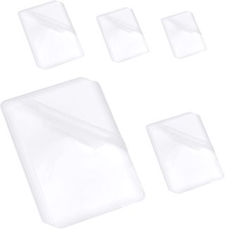 nbeads 150 Pcs 5 Tailles Pochettes de Plastification A4, 100 Microns Pochettes De Plastification Thermique Film Feuilles De Protection Photo Feuilles Pour A4 A6 A7 B7 B8 Photos Et Affiches Enhance