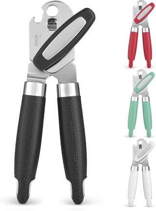 Zulay Kitchen Ouvre-Boîte Manuel Robuste En Acier Inoxydable – Avec Décapsuleur Et Molette Facile À Tourner – Adapté Aux Personnes Âgées Et Aux Personnes Souffrant D’Arthrite