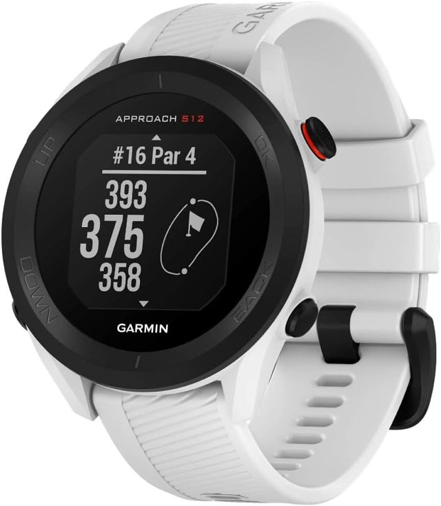 Garmin Approach S12, Montre GPS connectée de Golf, Gris, Boîtier 44mm