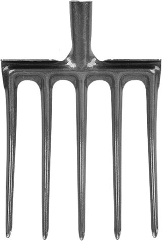 Fourche à Creuser en Acier à Haute Teneur en Carbone, Forte Résistance, Prévention Anti-casse, Fourche à Bêcher pour Jardin (4 dents)