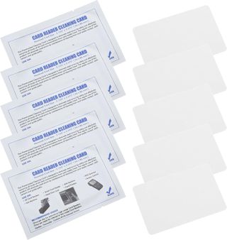 Générique Cartes de Nettoyage pour Scanners et Compteuses de Billets 15 Pièces 125 X 79 MM en PVC pour Maintenance D’Équipements de Point de Vente et Détection de Billets