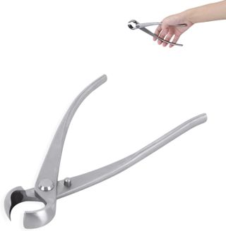 Ciseaux Bonsai, Coupe-bonsaï concave, Main Bonsaïs Cutter Branche Cutter,Coupe-branches Cisaille de Jardin Outils Bonsai, Acier Inoxydable, 180mm