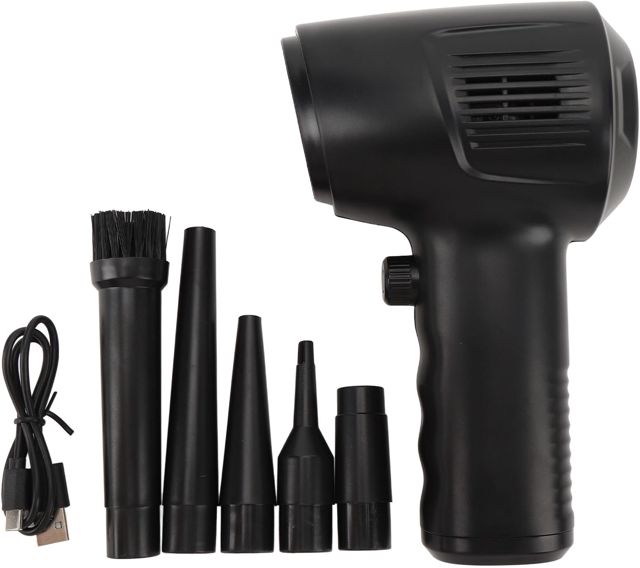 Plumeau d'air sans fil, souffleur d'air Portable, haute vitesse, réglable en continu, Rechargeable, pour ordinateurs, claviers, ordinateurs portables, intérieurs de voiture,
