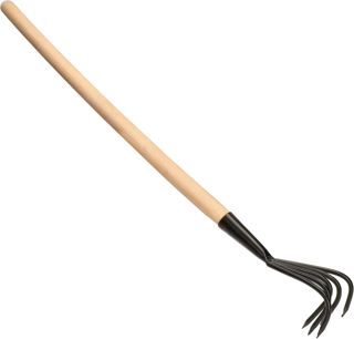KOTARBAU® Cultivateur à Main avec 5 Dents Griffe de Jardin en Acier avec Manche en Bois 600 mm Accessoire de Jardinage Outil de Jardinage Accessoires de Plantation