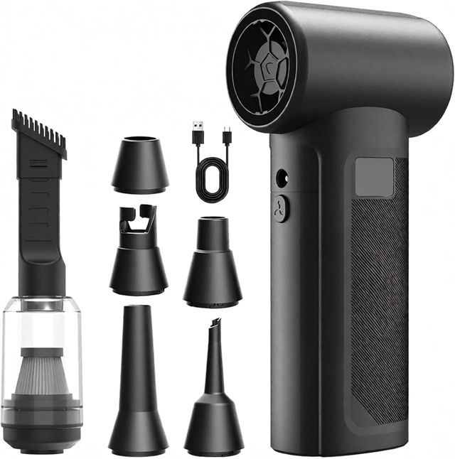 Souffleur d'air Nettoyeur De Précision Rechargeable Sans Fil Avec Éclairage