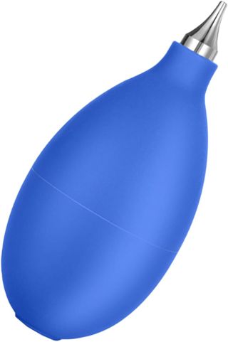 Souffleur d'Air pour Ordinateur, Nettoyage Délicat, Acier Inoxydable Bleu