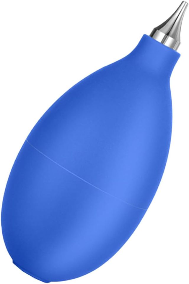 Souffleur d'Air pour Ordinateur, Nettoyage Délicat, Acier Inoxydable Bleu