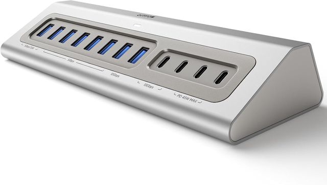 Gitfos C1 Hub USB C Alimenté, 15-en-1, 100W PD, 10Gbps Data