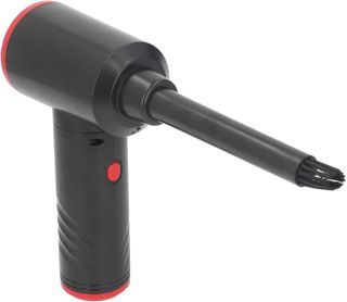 Cryfokt Souffleur de Poussière électrique Portable Fil, avec Lumière LED, pour le Nettoyage de la Maison et de la Voiture, Batterie Efficace de 6000mAh