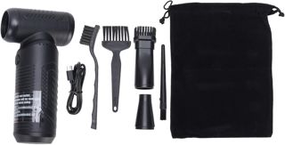 Hyuduo Plumeau à Air comprimé, Souffleur d'Air électrique à Moteur sans Balais avec Vitesse de 130 000 Tr/min, Rechargeable sans Fil pour le Nettoyage de la Maison et de la Voiture