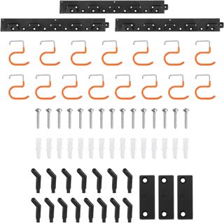 QUARKZMAN 4Set Porte-Outils de Jardin avec Noir Crochet 5,2 x 40cm