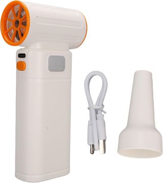 Plumeau d'air électrique, chargeur USB, souffleur d'air comprimé Portable multifonctionnel à grande vitesse avec éclairage pour l'extérieur noir (Black)