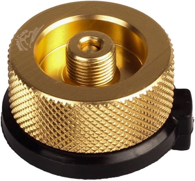 Jeebel Camp Adaptateur de Cartouche de Gaz, Adaptateur pour Bouteille Gaz de Type Buse sur Extérieure Poêle/Réchaud Camping/Brûleur à Visser
