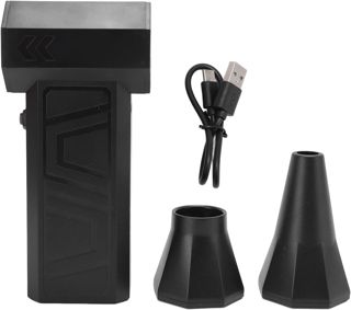 Dépoussiéreur électrique 130 000 TR/Min, souffleur d'air sans Fil avec 2 Buses magnétiques, séchoir à Jet 41 M/S pour Le Nettoyage du Clavier, Ventilateur Turbo Rechargeable avec
