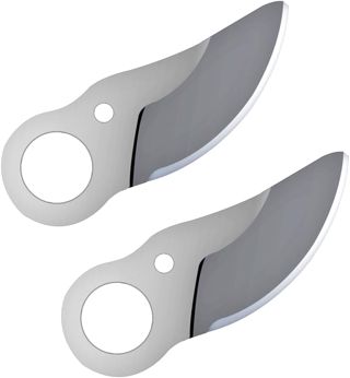 Kebtek Lot de 2 lames de rechange pour sécateur électrique YDN-B007, en acier dur SK5 avec revêtement en téflon, diamètre de coupe max. 25 mm