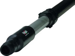 Vikan Manche télescopique ergonomique en aluminium avec passage d'eau 1 m à 1,6 m
