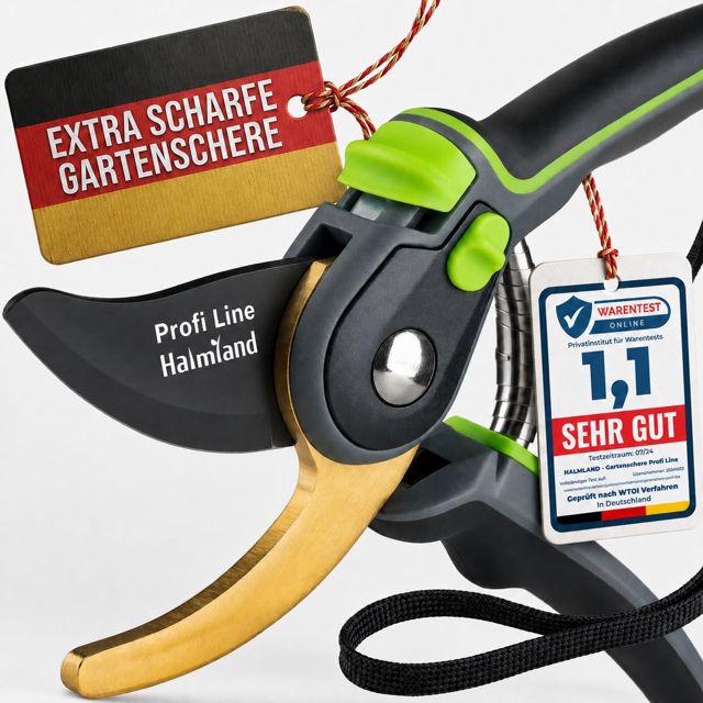 halmland® Sécateur extra tranchant pour branches jusqu'à 20 mm