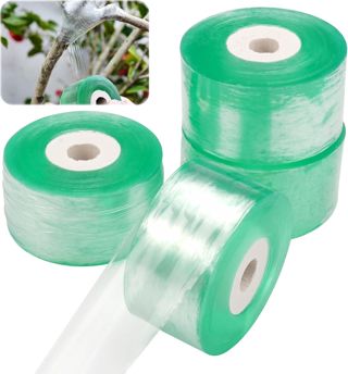 4 Pièces Rubans de Greffage,100m × 3cm Ruban Greffage Transparent