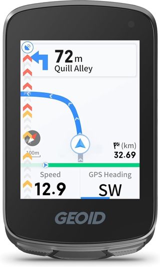 GEOID CC700 GPS Compteur Velo sans Fil avec Grand Écran Couleur 2,8 Pouces – Compteur Vélo GPS avec Navigation par Itinéraire, Ant+ & Bluetooth, IPX7 Étanche, Autonomie 15-25H