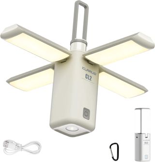 KLARUS CL2 Lampe Camping Multifonctionnelle, 10000 mAh rechargeable Lanterne Camping déformable, 750 lumens ,8 modes d'éclairage, lanterne LED étanche IPX5 pour tentes, pêche, randonnée d'urgence