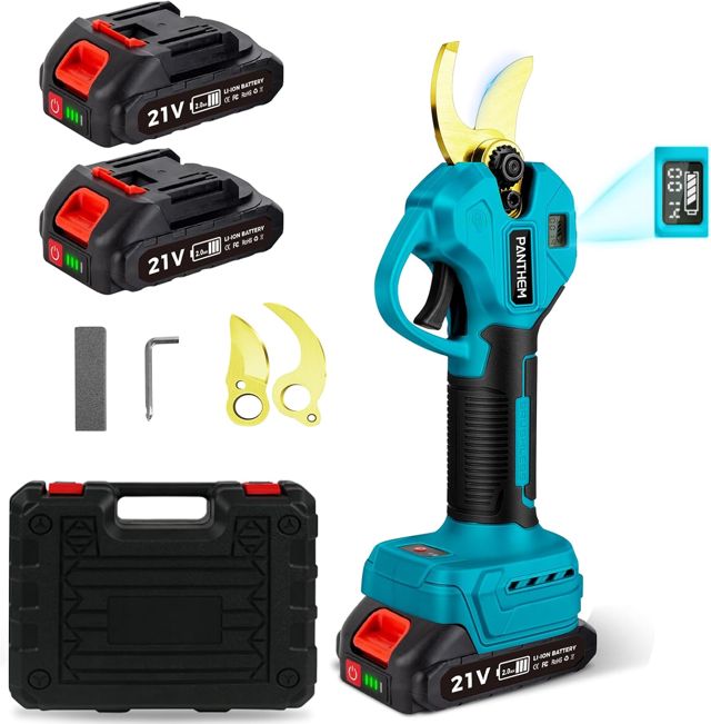 Sécateur Électrique sans Fil 21V 2000mAH 45mm Secateur à Batterie