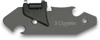 3 CLAVELES Ouvre-boîte manuel Pavoné 15.09 X 5.59 X 1.2 cm Acier au carbone Jaune