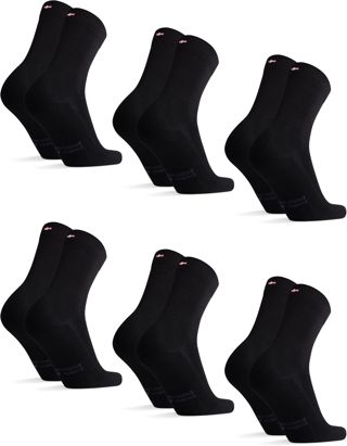 DANISH ENDURANCE Chaussettes en Bambou, Respirantes et Douces, Lot de 6