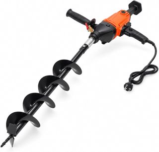 Tarière électrique 1900 W 220 V 1000 tr/min Trous de perçage ∅120 mm Profondeur de perçage 80 cm avec 2 poignées et 1 embout de perçage