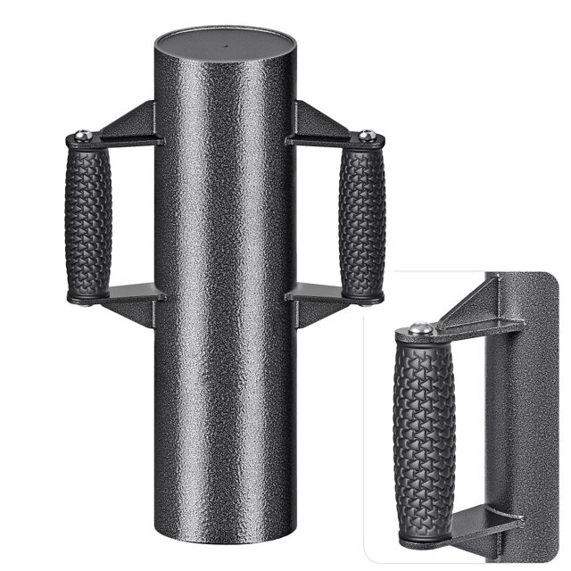 Insaga Enhanced Post Driver avec poignées antidérapantes pour poteau en T de 7,3 kg, poteau de clôture de 43,2 cm pour poteaux de clôture métalliques, poteaux en T, canaux en U, diamètre intérieur =