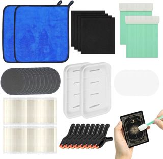 Nécessaire de Nettoyage de Cartes Dépoussiéreur, aplatisseur et