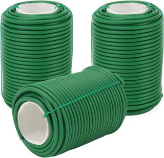 Lot de 3 Fils de Jardin Gainés 3,5 mm × 20 m – Fil de Liaison Souple Vert