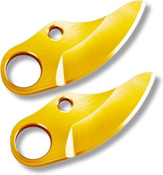 Lame Supérieure (2 pièces) pour Sécateur Électrique 830B, Acier à Haute Teneur en Carbone Plaqué Titane, Bypass, Argent, Moderne