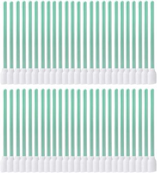 Roland Lot de 50 tampons de nettoyage carrés et rectangulaires en mousse pour imprimante et équipement optique 12,7 cm