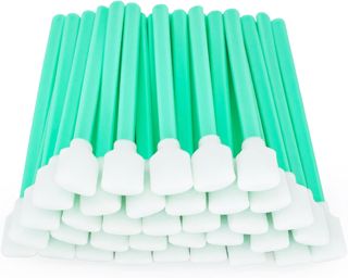 Lot de 100 outils de nettoyage en mousse à pointe carrée 13 cm pour
