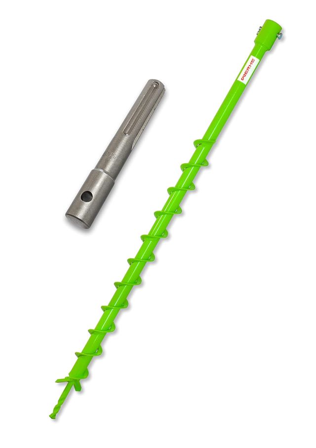 WERHE Tarière 40 mm SDS Max Emmanchement, 80 cm