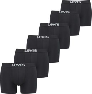 Levi's Herren Solid Basic Boxers (6 Pack) Underwear (6er Pack)