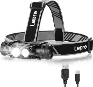 Lepro Lampe Frontale Rechargeable, 1000 LM Super Lumineux, 6 Modes, IP65