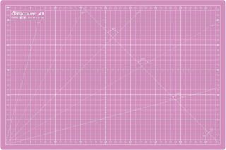 Tapis de découpe auto-cicatrisant VERT 90x60cm (A1), gradué en CM, surface matte antidérapante - planche de découpe pour couture,patchwork,cutter rotatif